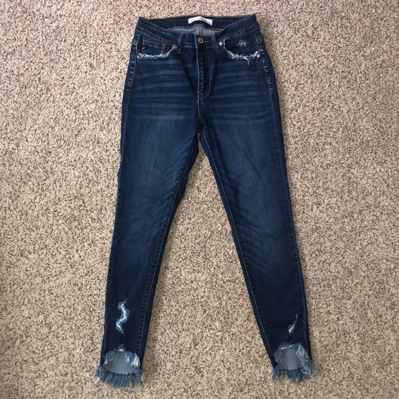 KanCan Denim - Kancan Mid-rise Ankle Skinny Stretch Jean